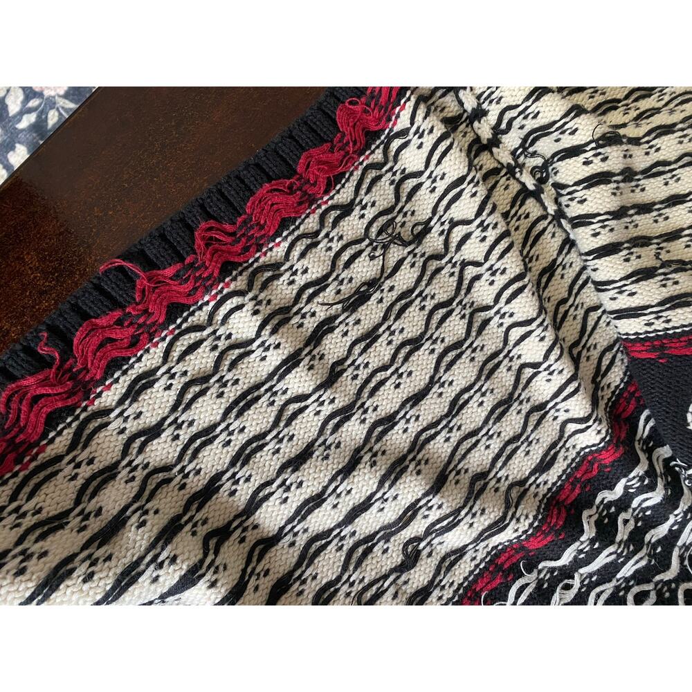 Womens Woolrich Cotton Nordic Deer Zip Up Cardigan Sweater Large Cabin - Picture 8 of 9